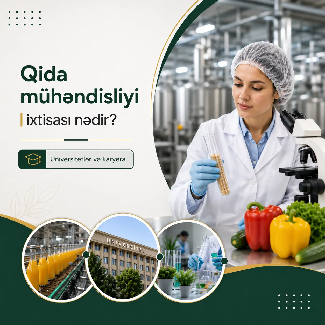 Qida mühəndisliyi ixtisası nədir? | Universitetlər və karyera